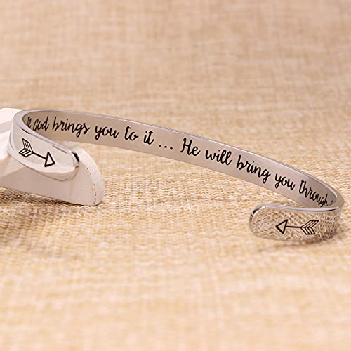 Btysun Bracelets for Women Mothers Day Bracelet Gifts from Daughter Inspirational Gifts for Women Graduation Gifts for Her Motivational Birthday Cuff Bangle Friendship Personalized Mantra Jewelry…