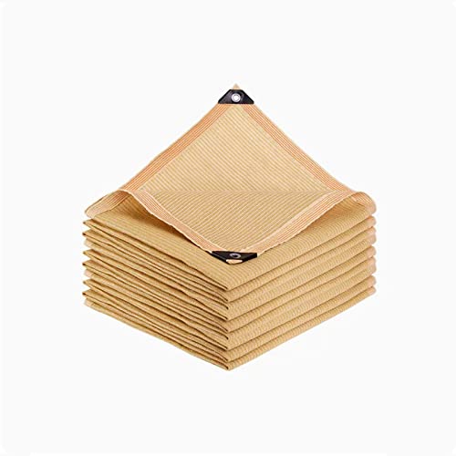 Voile d'ombrage de qualité supérieure beige 2x9m avec œillets - 2