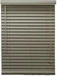 Persiana Horizontal Pvc 50mm Natural Bege 80 (L) X 160 (A) C/Bandô 0,80 x 1,60 Tipo Madeira - Luxo