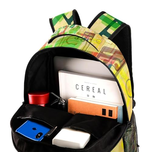 Sac à dos de voyage décontracté multicolore pour lycéenne et loisirs - 4