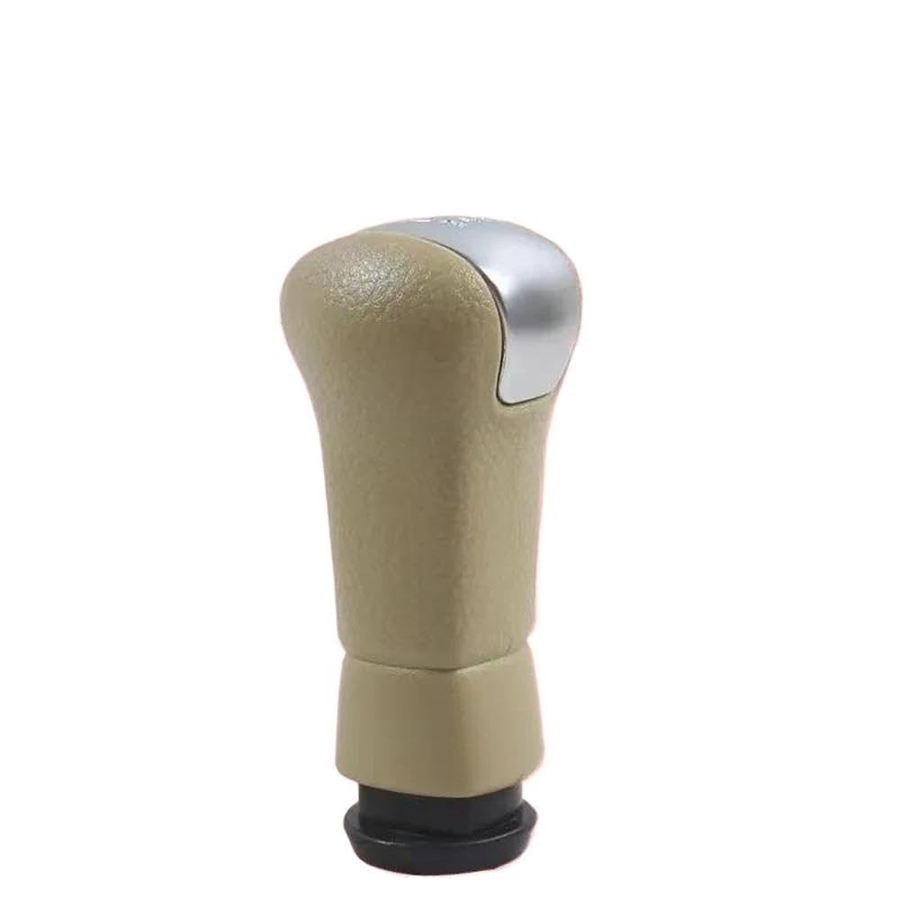 Hyasdbwe Beige For Nissan 2005-2019 For Tiida For Livina For Sylphy For Qashqai Shift Lever Handball Gear Lever Head Manual Transmission Gear Shifter Parts(Beige)