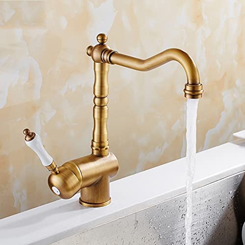 Robinet évier cuisine mitigeur eau chaude froide robinets pour vasque - 2
