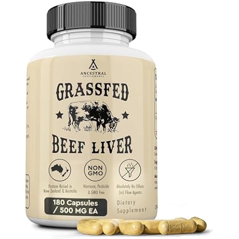 Ancestral Supplements Grass Fed Beef Liver Capsules Cover