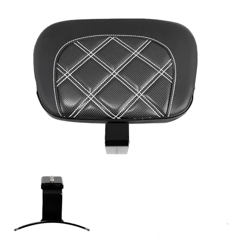 Dossier passager moto réglable et coussin conducteur pour Touring Road King 2009-2023