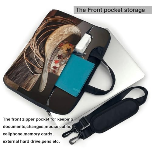 Sac pour ordinateur portable imprimé rodéo avec doublure antistatique de protection - 5