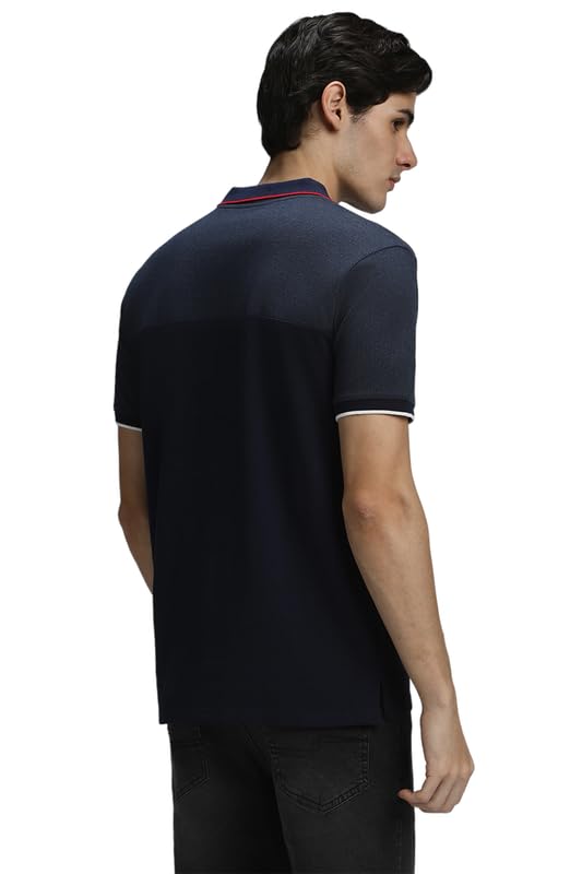 Image of Dennis Lingo Men's Slim fit Solid Black Polo T-Shirt