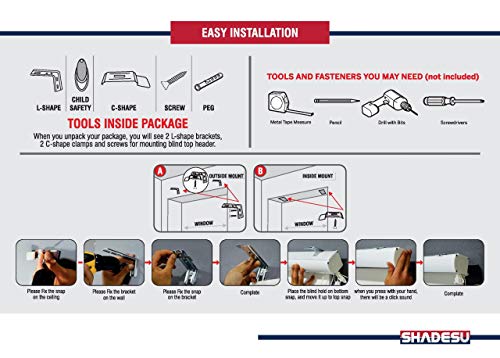 image for ShadesU Window Blind Dual Layer Zebra Roller Light Filtering Sheer Sha