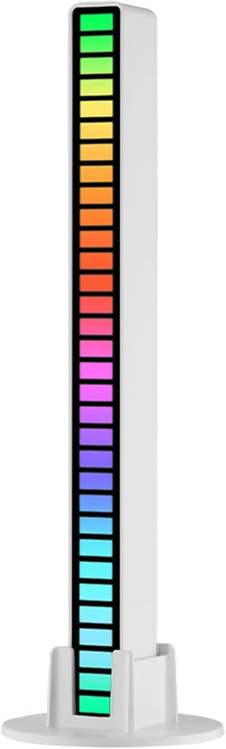 RHYTHM LIGHT - Sound-Activated RGB LED Music Visualizer for Home Decor, Parties, DJs, Gamers, Bars, Clubs - Dynamic Sync Lighting, Music-Responsive, Reactive Rhythm Lights, Smart Audio-Activated LED