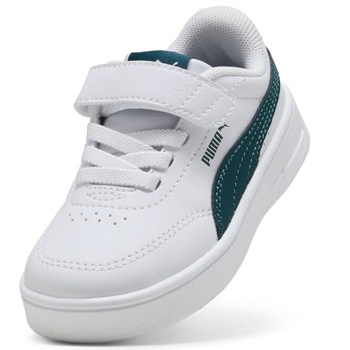 Chaussure PUMA Court Classic Clean AC+ INF bébé sneaker blanche verte taille 26 - 5