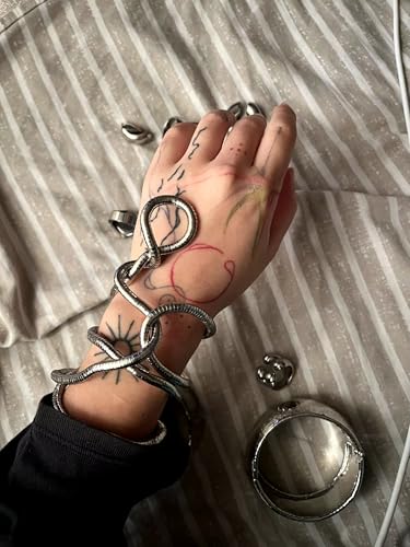 Bendable necklace snake chain versatile infinite loop necklace armband, bracelet and choker2