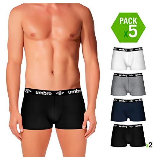 Umbro T134-D 12/14 Pack 100% algodón-Talla, Set 5pcs Infantil T134/1, 12/14 años para Niños