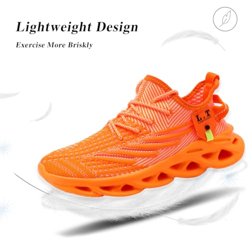 Image of Mens Running Shoes Gym Slip on Sneakers Non Slip Walking Tennis Sports Work Athletic Workout Casual Lightweight Breathable Fashion