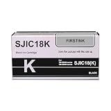 FIRSTINK SJIC18K Ink Cartridge SJIC18 Black Ink SJIC18(K) Remanufacture Compatible with TM-S2000MJ S2000MJ TM-S9000MJ S9000MJ Printers