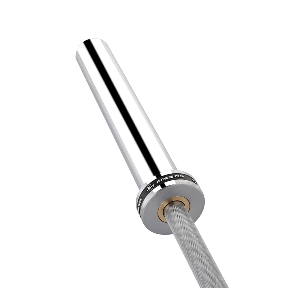 Bilanciere Olimpico 50 mm 200 cm 15 kg | Barra Pesi con Cuscinetti per Palestra, Powerlifting, Cross Training e Home Gym