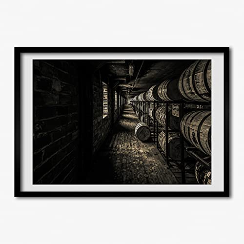 Barriques de Bourbon Tulup cadre 70x50 cm pour habiller un mur nu