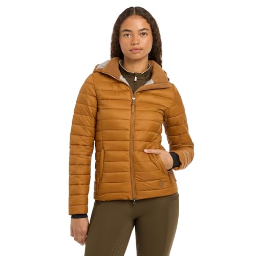 Doudoune à capuche pour femme Ginger LeMieux Tilly manteau équitation chaud