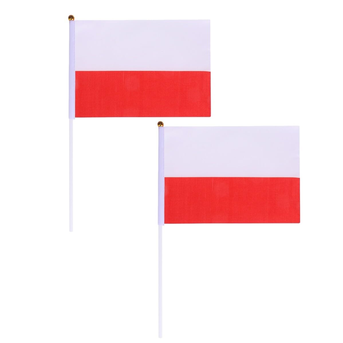 Drapeau Pologne portable léger en lot de 50 pour décoration