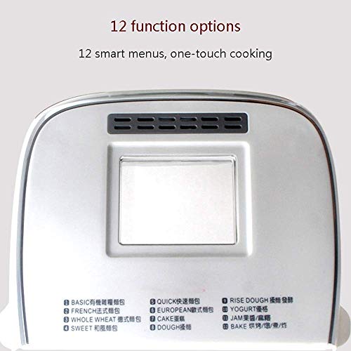 ALYR Automatische Brotbackmaschine, Brotbackautomaten mit Rezeptheft Programmierbar Multifunktionales Yogurt… – Bild 3