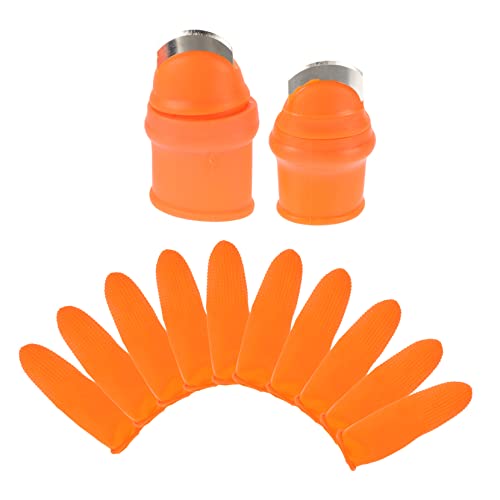 Balacoo Silicone Thumb Picker 1 Set Vegetable Cutter Garden Finger Blade Fruits Vegetables Harvesting Tool