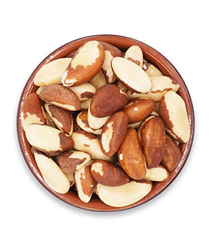 Secret Garden`s Raw Fresh Brazil Nuts, Whole and Unsalted Nuts, No Shell in Reseable Bag(3LB)