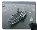 Produktbild Mauspad mit genähtem Rand, Flugzeugträger USS Ronald Reagan Warship Mauspad, rutschfeste Gummibasis Mousepad