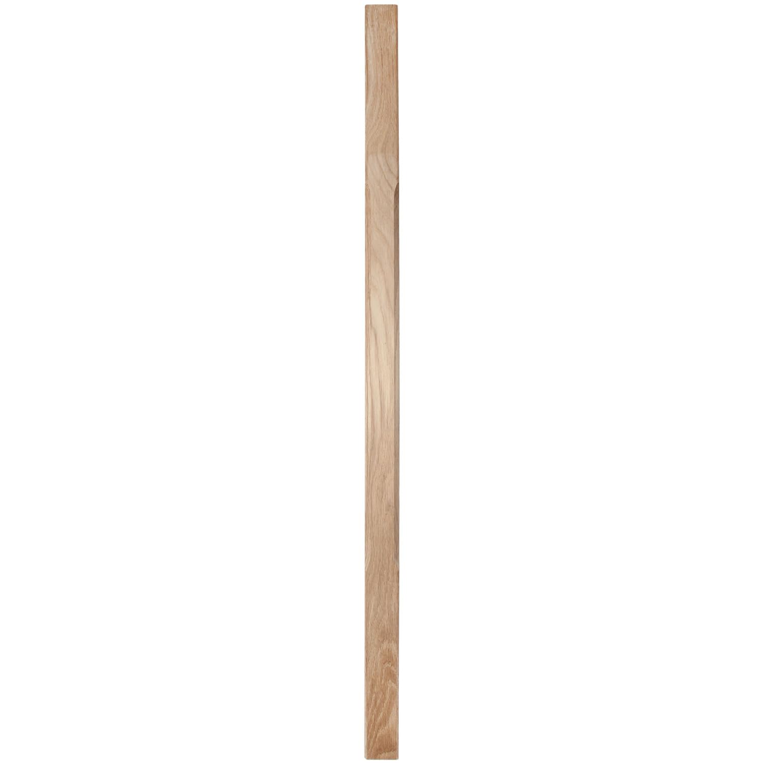 Jackson Woodturners Oak Stop Chamfered Spindles 32Mm X 900Mm – Unfinished Stair Part For Modern & Traditional Staircases - Single Spindle