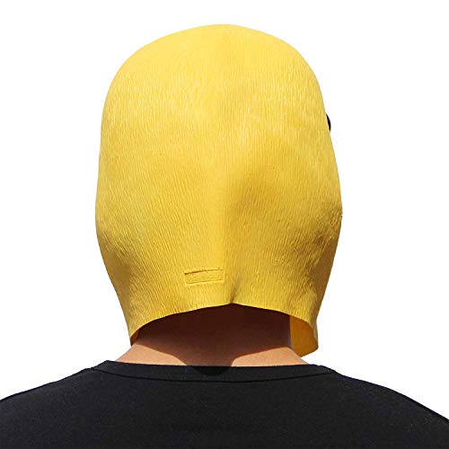 Partyhop ABMJ_HY Yellow Duck Mask - Halloween Latex Animal Full Head Mask thumb #4