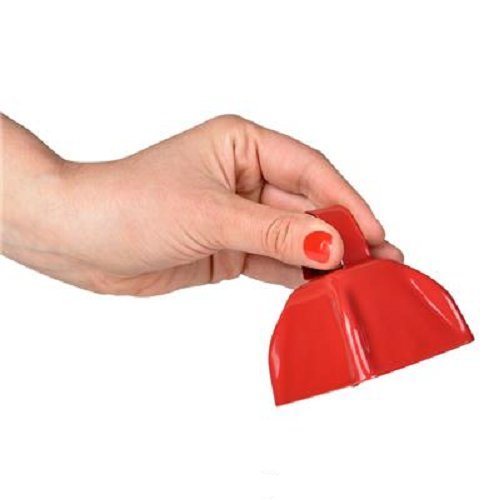 Rhode Island Novelty Cencerro, rojo, un color (RIN_NYCOWRE_1PK_4.5_12CS)