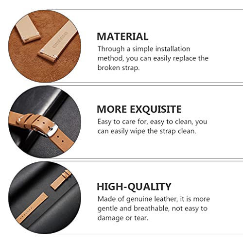 ifundom Modieuze horlogeband, nuttige lederen horlogebandjes, vervangbare horlogeband - Image 4