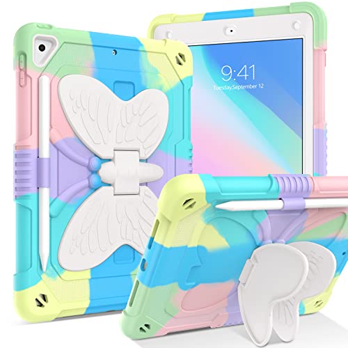 Protection iPad 5e génération pour enfants avec porte-stylo