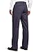 Lee Men's Comfort Waist Custom Relaxed Fit Flat Front Pant, New Navy, 42W x 32L