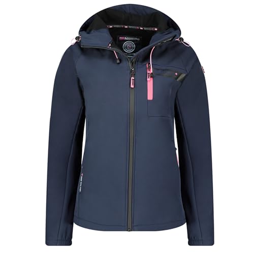 Geographical Norway Tendresse Lady Softshell Mujer, Azul Marino, XL
