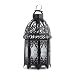 Gifts & Decor Lattice Lantern Candle Holder Home Wedding Decor, Black