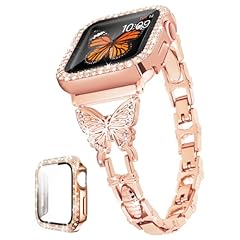 Rose Gold Band & Bling Case