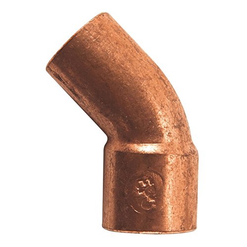 Elkhart Products 106-2 1/2" 1/2" 45º Copper Street Elbows