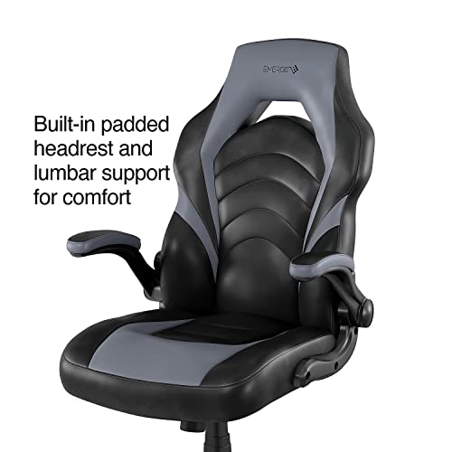 Image of Staples Emerge Vortex Gaming Chair, Ergonomic, Swivel, Black, 2-Pack