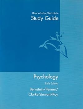 Paperback Study Guide: By Kelly Henry, Linda Lebie, and Douglas A. Bernstein: Used with ...Bernstein-Psychology Book