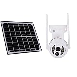 Plyisty 4G-Überwachungskamera, 355° Horizontal Drehbar, 90° Vertikal Neigbar, KI-Menschenerkennung, IP66, wasserdichte Solar-Außenkamera, mit 8-W-Solarpanel