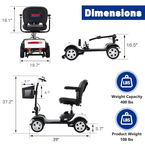 Electric Mobility Scooter Foldable Compact