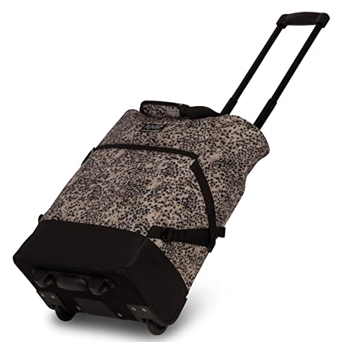 Punta Wheel Print Einkaufstrolley Einkaufsroller Einkaufswagen Shooping Trolley 10008, Farbe:Schwarz/Beige – Bild 3