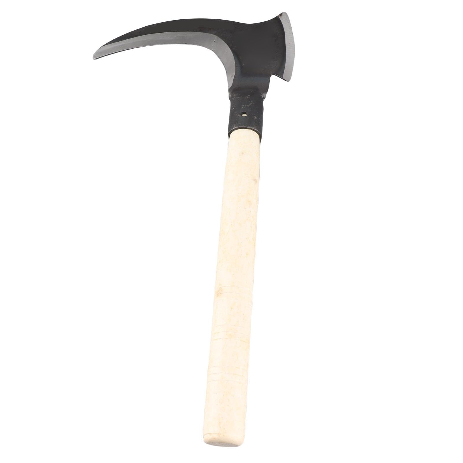 Double Scythe, High Manganese Steel Double Sickle, Easy and Comfortable Double Sickle, Ideal Gardening Tool for Outdoor Grass Cutting, Vine Trimming, Tree Pruning (Single Cutter