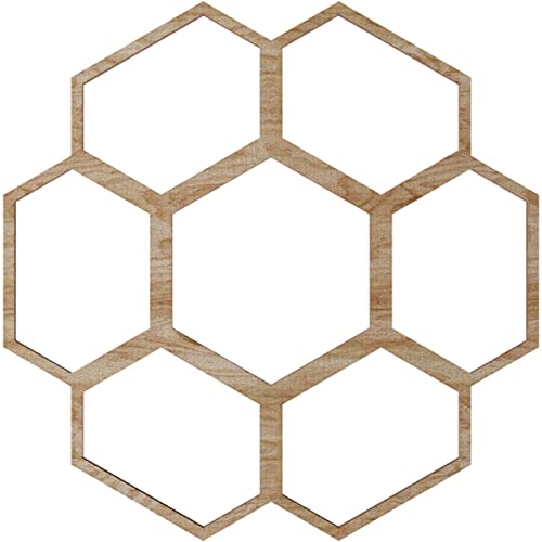 Image of Ekena Millwork 16 inchOD x 6 7 /8 inchID x 1 /4 inchT Florin Wood Fretwork Pierced Ceiling Medallion, Red Oak