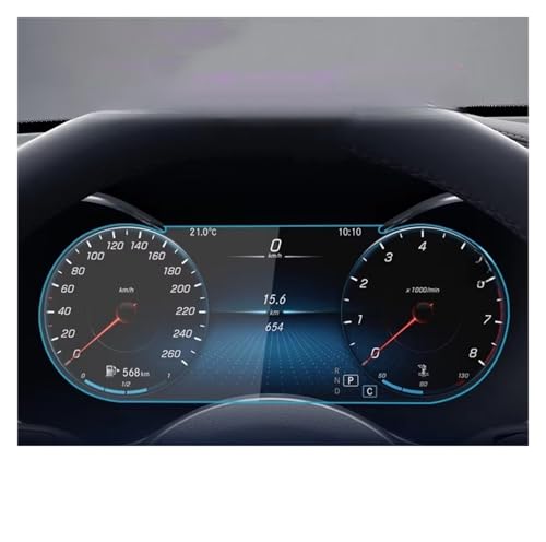 Film protection écran Mercedes Benz GLC 2020-2022 en verre trempé pour tableau de bord 12.3