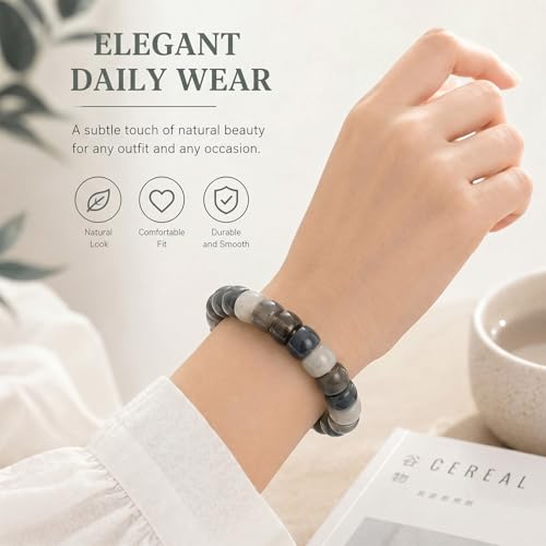 Image of Frodete Bodhi Fidget Bracelet Seed Stretch Anxiety Relief Healing Jewelry