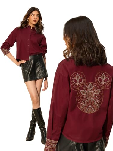 Chemise surdimensionnée respirant toutes saisons femmes filles Mickey