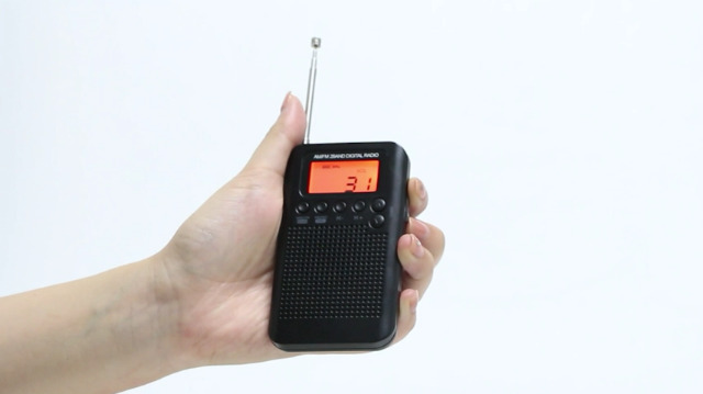 Pocket Portable Mini AM FM Radio En Vivo Altavoz Receptor Mundial - View #3