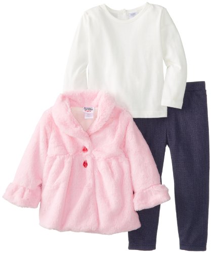 Peanut Buttons Baby Girls' 3 Piece Jacket Set
