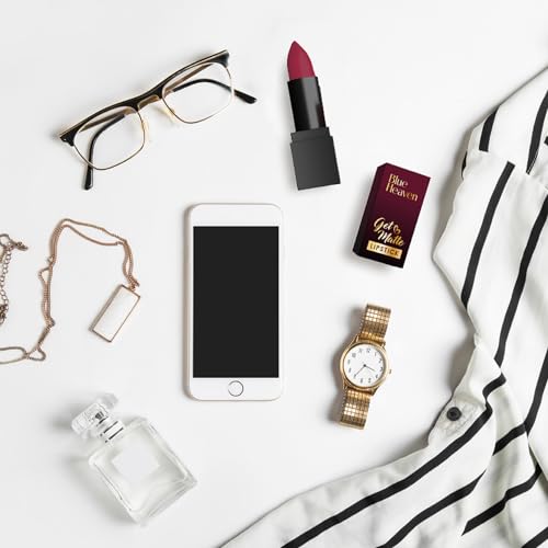 Image of Blue Heaven Get Matte Lipstick, Long Lasting, Light Weight Lipsticks for Women, Moisturizing Matte Lipstick for Women - 203M, 4g