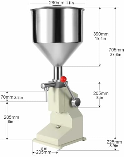 Machine de remplissage de liquide A03 manuelle pour bouteilles de 5 à 50 ml - 7