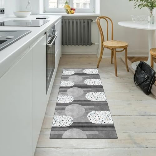 Alfombra para dormitorio gris de 100x260 cm que transforma tu hogar 5